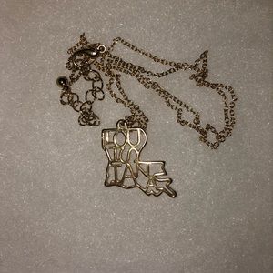Kris Nations Inspired Louisiana Necklace